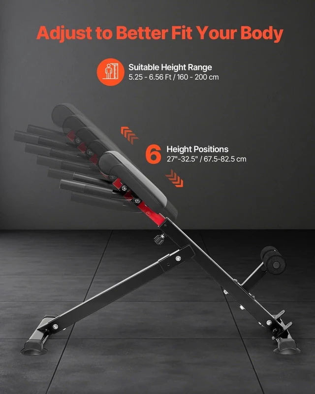 Alt view image 4 of 7 - VEVOR Roman Chair Hyperextension Bench, 250 lbs Adjustable & Foldable Extension Machine, Multi-Function Exercise Equipment for Glute, Hamstring, Back, and Ab Workout, Fitness Weight Bench for Home Gym