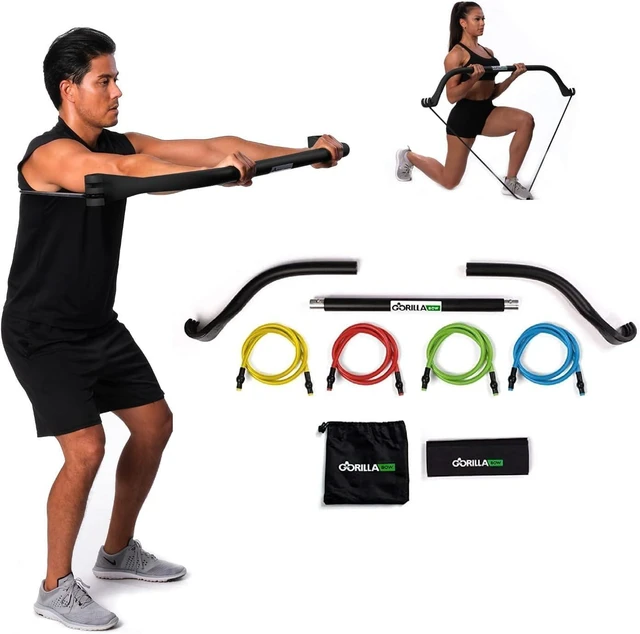 Main image of Gorilla Bow Travel All-in-ONE Strength Training Equipment, Portable Home Gym System, 100 Plus Quality Workouts for Travel, Home Gym & Outdoor Includes Workout Guide and Video