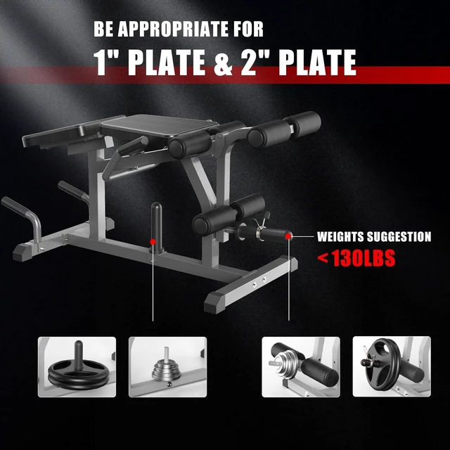 Alt view image 3 of 7 - Z ZHICHI 2-in-1 Leg Curl/Extension Machine,Home Use,Burn quads/Calves Fast