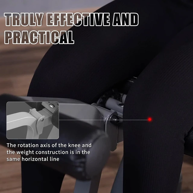 Alt view image 4 of 7 - Z ZHICHI 2-in-1 Leg Curl/Extension Machine,Home Use,Burn quads/Calves Fast