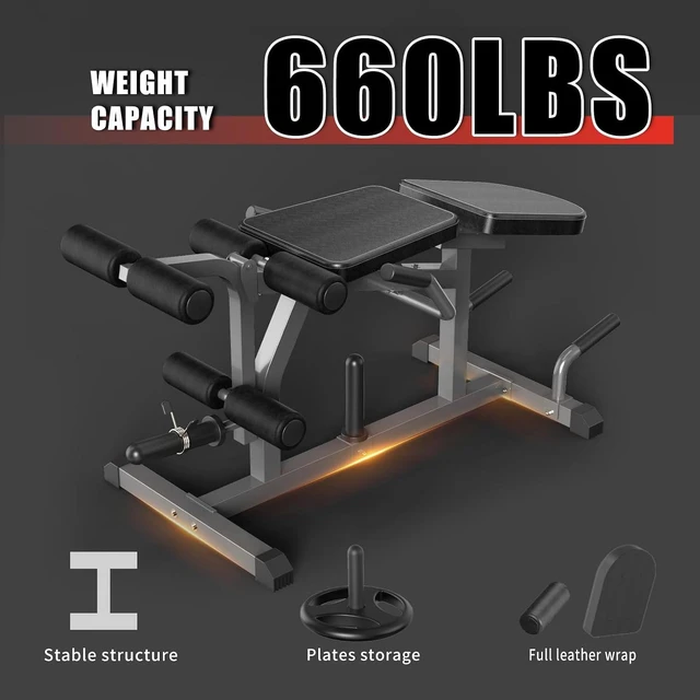 Alt view image 6 of 7 - Z ZHICHI 2-in-1 Leg Curl/Extension Machine,Home Use,Burn quads/Calves Fast