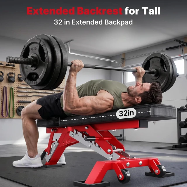 Alt view image 5 of 7 - YOLEO Commercial Weight Bench, 2315LB ASTM Certified