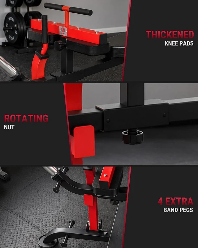 Alt view image 6 of 7 - HVO Seated Calf Raise Machine,Dual Resistance System 660LBS