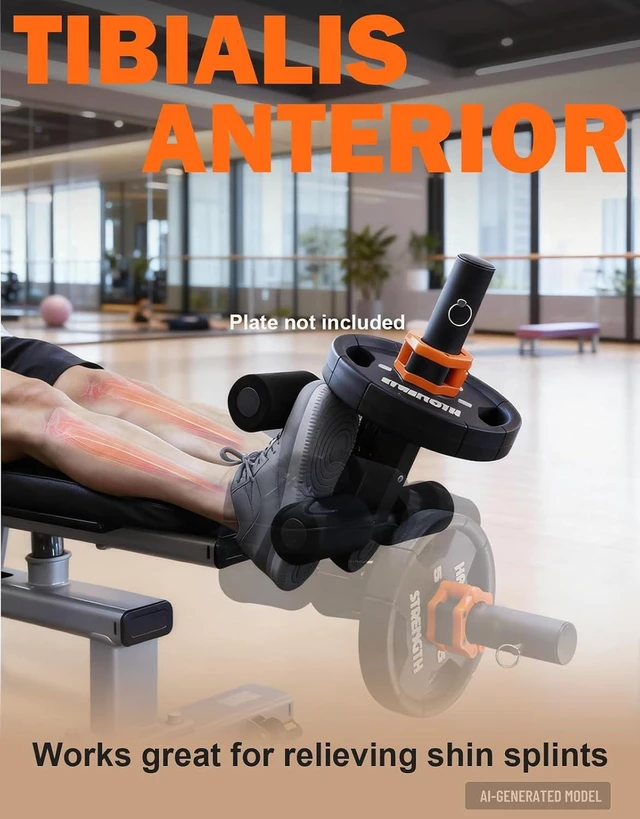 Alt view image 2 of 7 - Fitarc Tib Bar, Tibialis Trainer for Shin & Ankle Strength, Fits 2in or 1in
