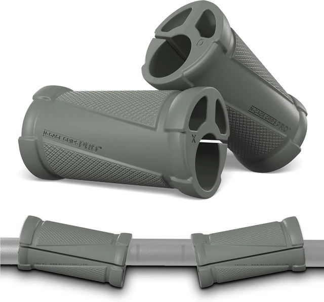 Main image of N-Gage Grips Patented Angled Barbell Grips for Strength Training