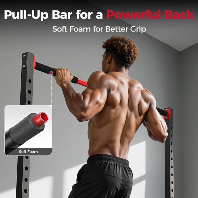 Alt view image 6 of 7 - FLYBIRD SR1 Squat Rack, Adjustable Power Rack for 6FT/7FT Barbells
