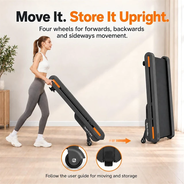 Alt view image 3 of 6 - Vitalwalk Walking Pad with Incline 20%/12% Auto Treadmills for Home Small