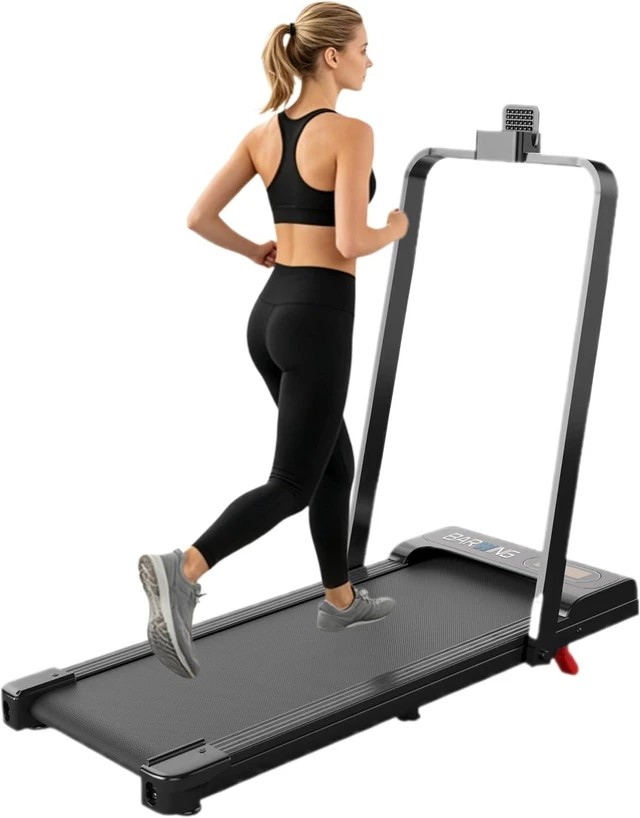 Main image of BARWING Foldable Incline Walking Pad 3.0/3.5 HP Treadmills for Home, 7.5/8.5 MPH Under Desk Treadmill with Handles, Foldable Treadmill with Quiet Brushless, 330 LBS Weight Capacity