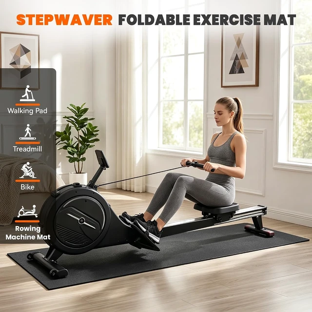 Alt view image 3 of 7 - Stepwaver Walking Pad Mat, 102"x36", Treadmill Mat for Hardwood Floors