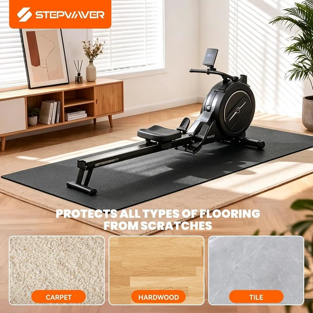 Alt view image 6 of 7 - Stepwaver Walking Pad Mat, 102"x36", Treadmill Mat for Hardwood Floors