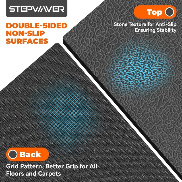 Alt view image 7 of 7 - Stepwaver Walking Pad Mat, 102"x36", Treadmill Mat for Hardwood Floors