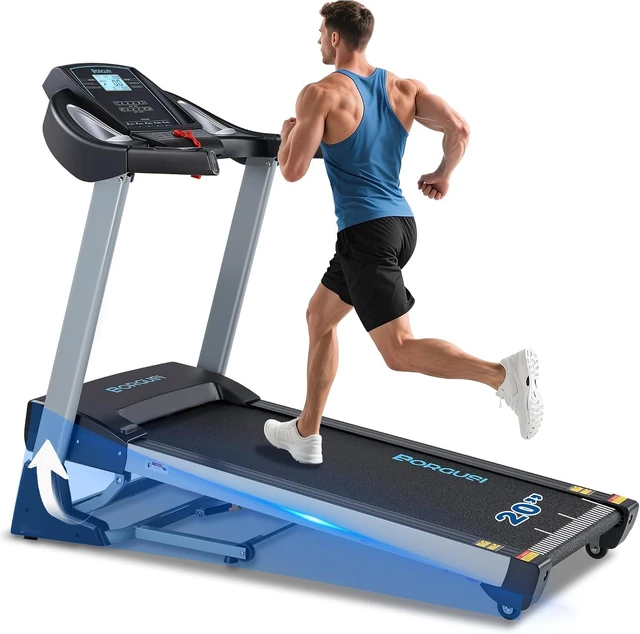 Main image of Auto Incline BORGUSI Treadmill, Heavy Duty Treadmill for Home, Wide Belt