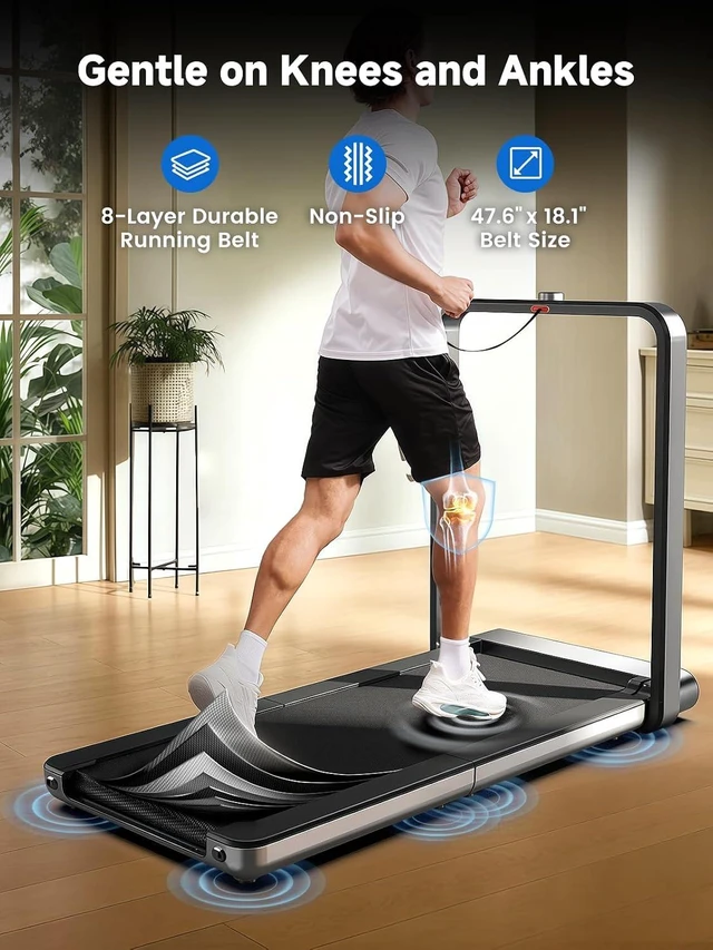 Alt view image 3 of 6 - WalkingPad X Series Folding Treadmill, Smart Vertical Fold