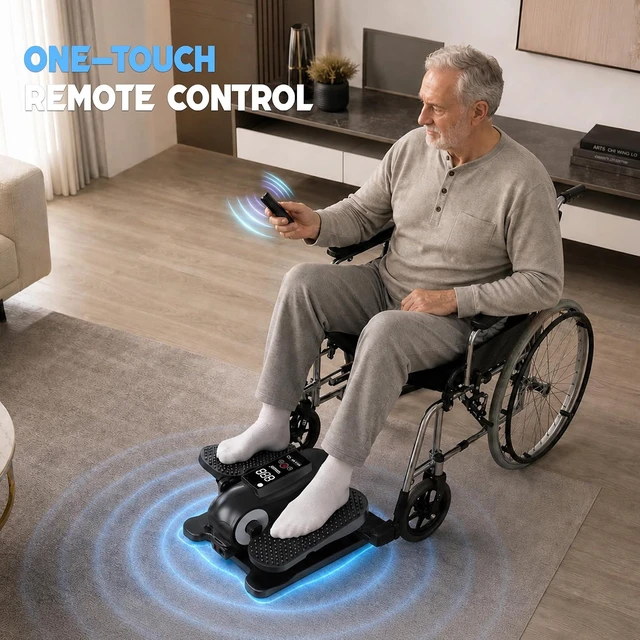 Alt view image 5 of 7 - Yagud Under Desk Elliptical Machine, Elliptical Leg Exerciser as Seen on TV