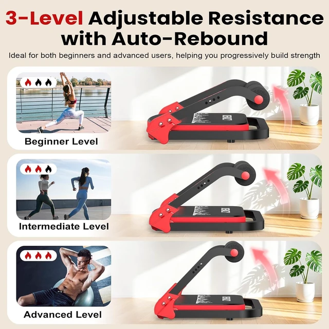 Alt view image 4 of 7 - DERACY Sit Up Exercise Equipment, Adjustable Ab Machine, Multi-Functional Sit Up Machine, Ab Workout Equipment, Ab Trainer Machine for Women Men