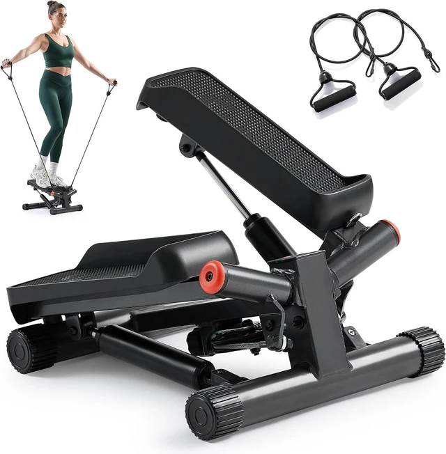 Main image of Sunny Health & Fitness Twist Stair Stepper with Resistance Bands