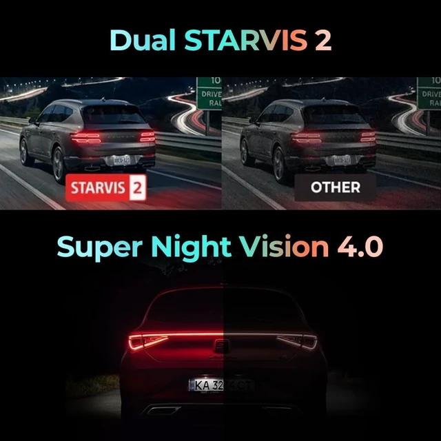 Alt view image 6 of 7 - THINKWARE U3000 PRO Dash Cam 4K Front and 2K Rear, Dual STARVIS 2