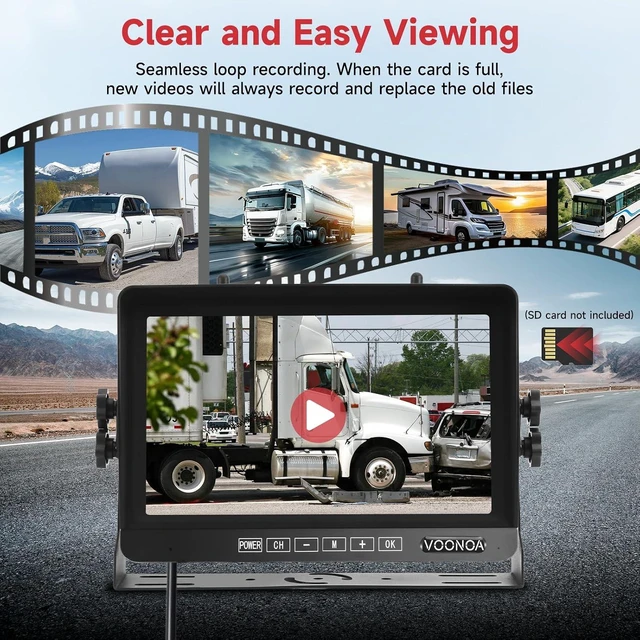 Alt view image 6 of 7 - Wireless RV Backup Camera System, Backup Camera for Truck