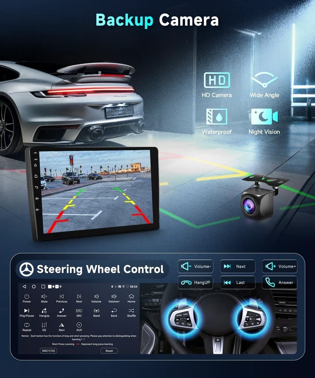 Alt view image 5 of 7 - Car Radio for Honda Civic 2006-2011 with Wireless CarPlay Android Auto