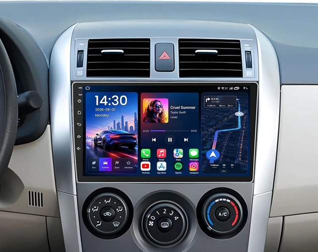 Main image of 8 Core 32GB ROM Car Radio for Toyota Corolla 2009-2013: Android 15