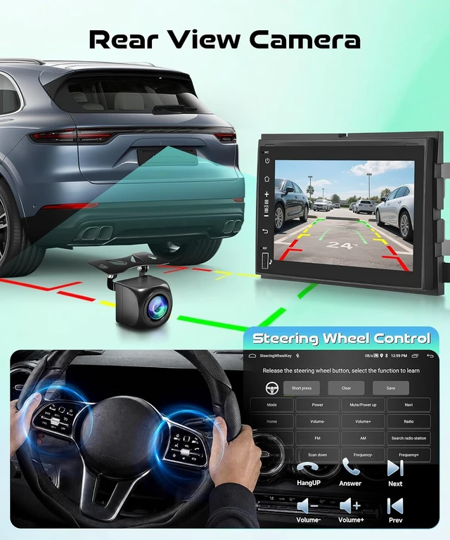 Alt view image 5 of 7 - Android15 Car Radio for Ford F150 F250 F350 Fusion Edge Explorer Expedition