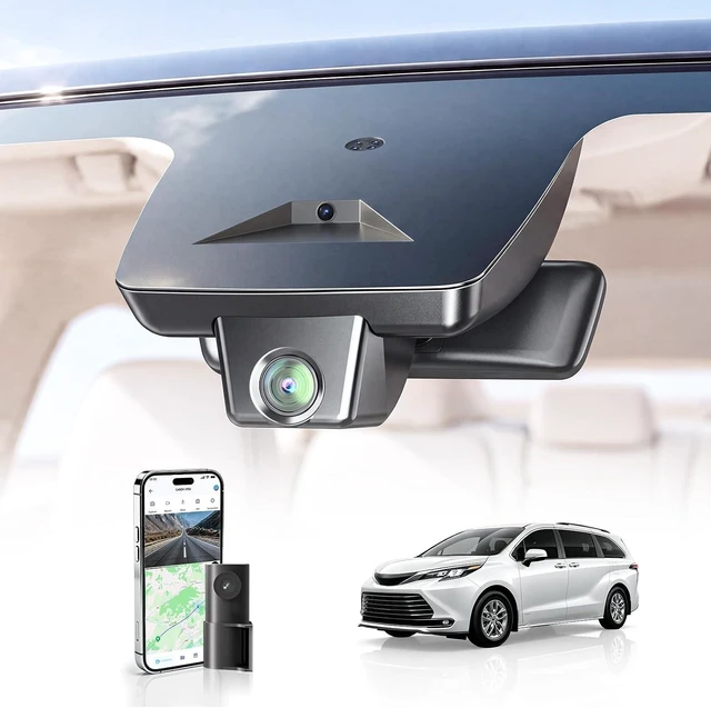 Main image of Front 4K & Rear 1080P Dash Cam for Toyota Sienna 2021-2026