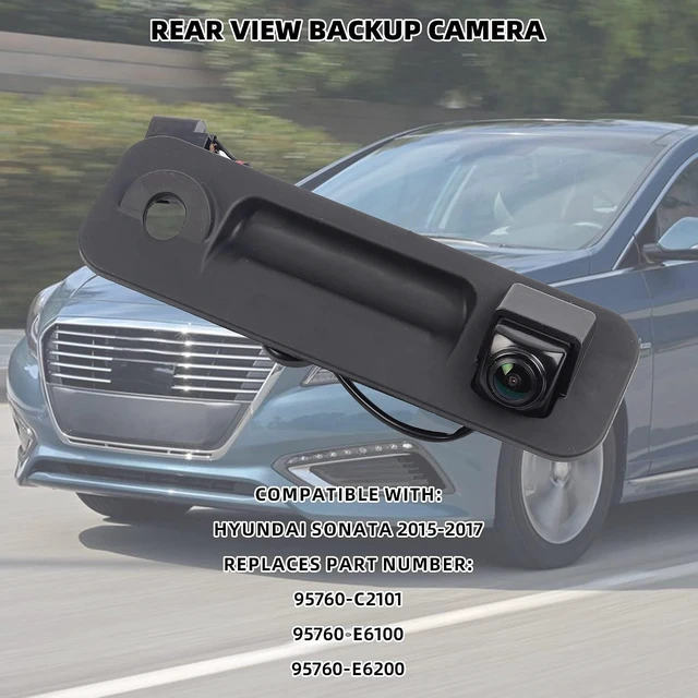Alt view image 2 of 7 - Dasbecan 95760-E6201 Backup Camera Compatible with Hyundai Sonata 2015-2017