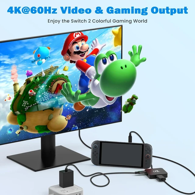 Alt view image 2 of 5 - Switch 2 Dock for Nintendo Switch 2, Portable USB C Docking Station