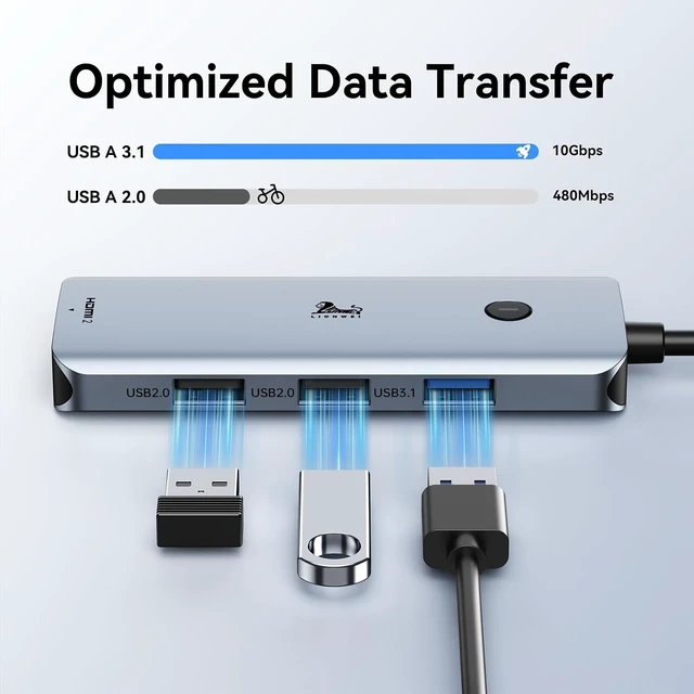 Alt view image 7 of 7 - LIONWEI USB C Docking Station Dual Monitor HDMI, Laptop Multiport Adapter