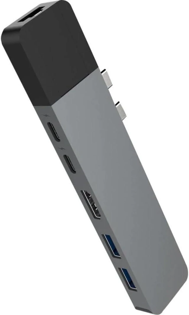 Main image of HyperDrive USB C Hub, NET 6-in-2 for MacBook Pro Air, Multi-Port USB-C Dongle w/Gigabit Ethernet, 40Gbps/100W PD, 5Gbps/60W PD, 4K30Hz HDMI