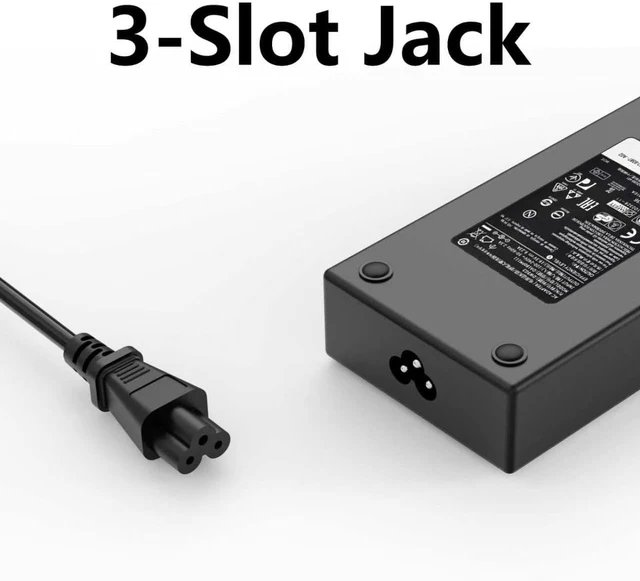 Alt view image 4 of 7 - 180W Laptop Charger Power Adapter Compatible with Dell G7 7588 7788 G3 3579 G5 5587, Alienware 15 R3 R4 17 R4 R5 Gaming Laptop