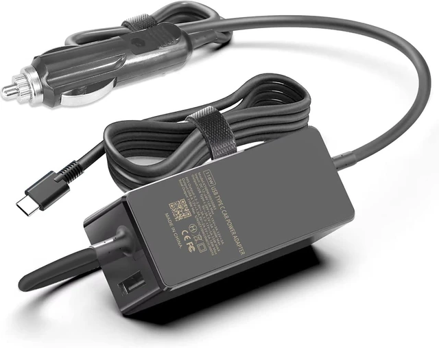 Main image of 100W PD USB C Car Charger for Laptops, Compatible with Dell XPS/Latitude