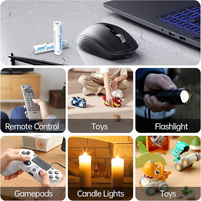 Alt view image 4 of 6 - AAA Batteries Long Lasting: 1.5V Triple A Batteries 60 Pack - Heavy Duty Carbon Zinc Power for Remote Control LED Clocks Mice Keyboard - Low Self Discharge for Long Storage