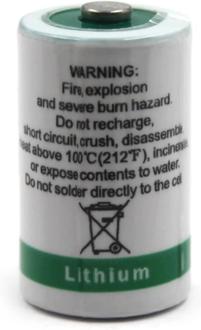 Alt view image 3 of 5 - (10-Pack) 3.6V 1200mAh LS14250 1/2AA Battery for ER14250
