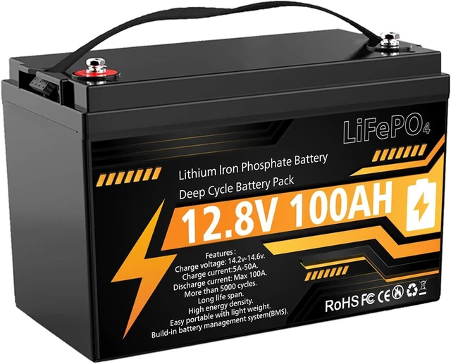 Main image of 12V 100Ah LiFePO4 Lithium Battery Group 31 Deep Cycle for RV Trolling Motor