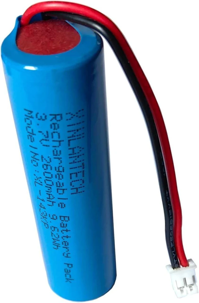 Alt view image 3 of 7 - 18650 1s1p 2600mAh 3.7v Rechargeable Lithium-ion Battery with Jst PH2.0/2P Connector Plug Wires for DIY Electronics Products, Toys, Lighting, Bluetooth Equipment and More