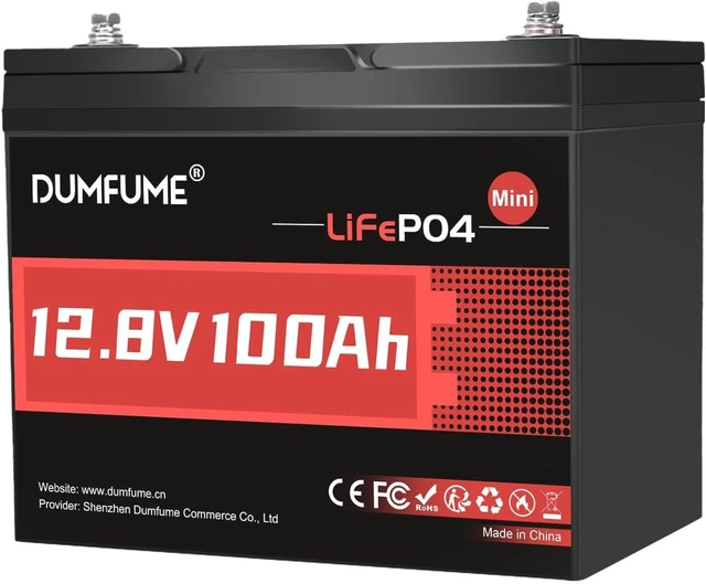 Main image of 12V 100AH MINI LiFePO4 Battery IP65 Group 24 Lithium Battery