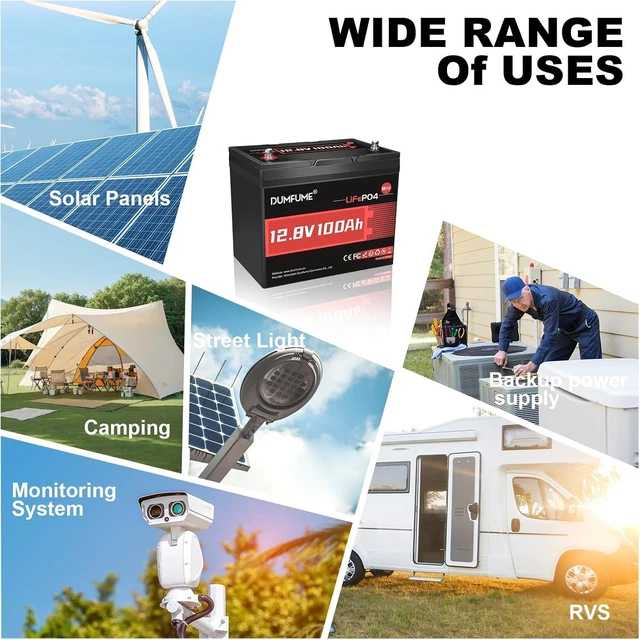 Alt view image 6 of 7 - 12V 100AH MINI LiFePO4 Battery IP65 Group 24 Lithium Battery