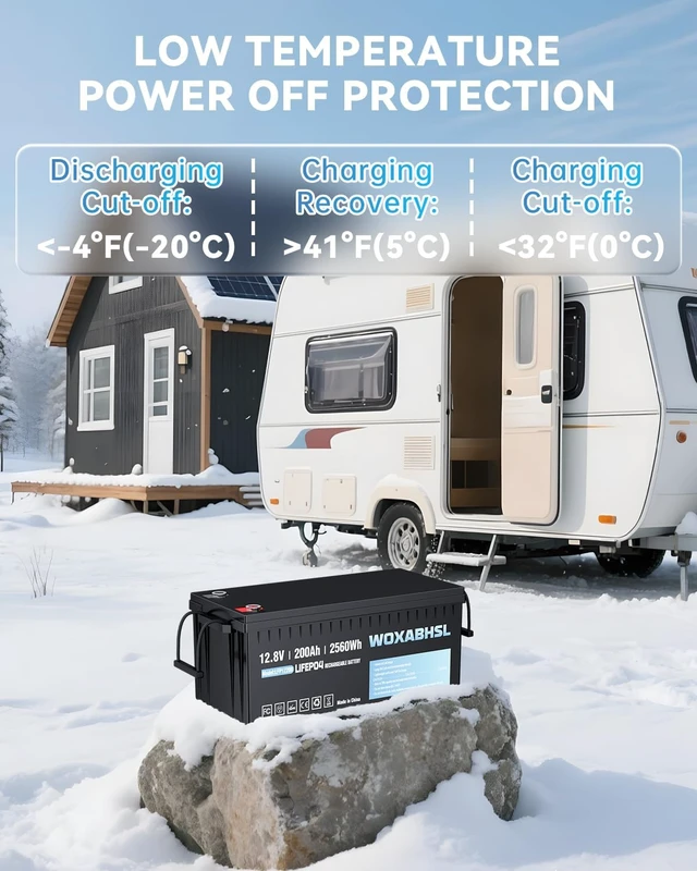 Alt view image 7 of 7 - 12V 200Ah LiFePO4 Battery, 4000 Cycles, for Trolling Motors, Boat, Marine, Rv, SolarEmergency Power