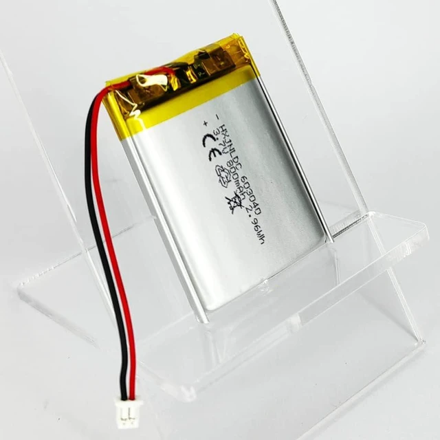 Alt view image 5 of 6 - DC 3.7V 800mAh 603040 Rechargeable Lithium Polymer Replacement Battery for DIY 3.7-5V Electronic Products with Built-in 2-Wire Battery Replacement