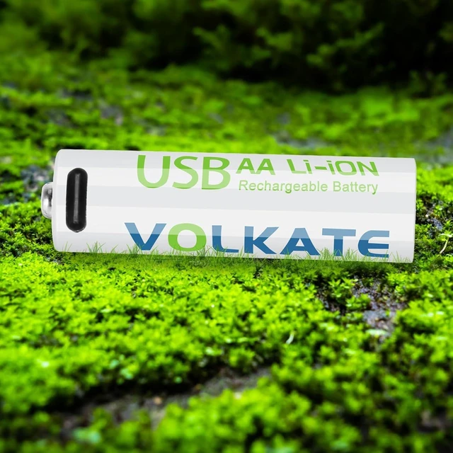 Alt view image 5 of 5 - 4 Pack Rechargeable 1.5V Lithium Batteries USB AA 3960mWh for Blink Camera