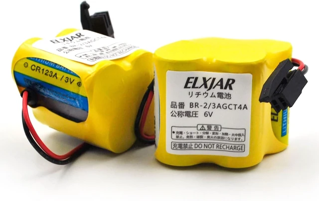 Alt view image 2 of 7 - (2-Pack) 6V 3000mAh BR-2/3AGCT4A Battery for A98L-0031-0025
