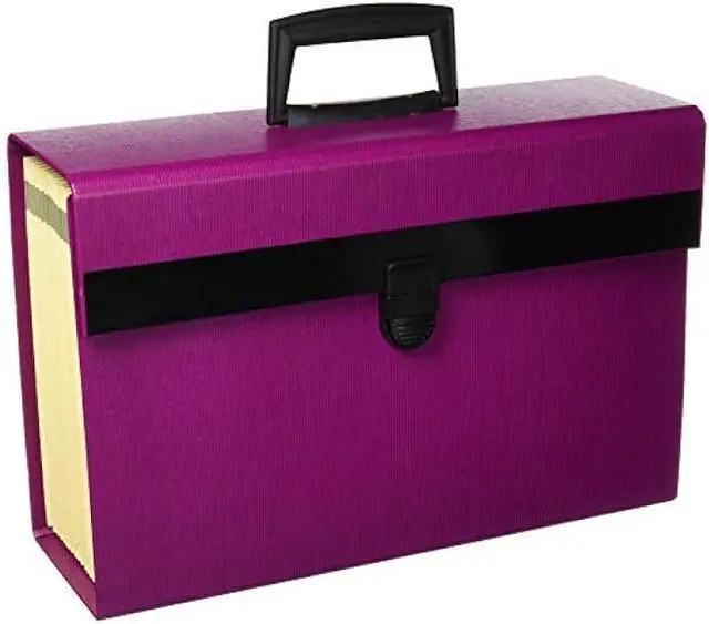 Main image of Pendaflex File Organizer, Portafile Expanding Organizer, 19 Pockets, Letter/Legal Size, Purple, Durable Construction, Ideal for Home and Office Filing Needs