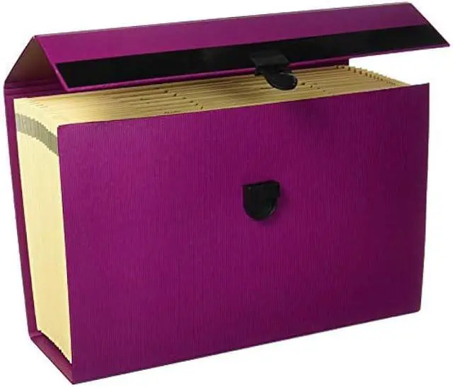 Alt view image 2 of 3 - Pendaflex File Organizer, Portafile Expanding Organizer, 19 Pockets, Letter/Legal Size, Purple, Durable Construction, Ideal for Home and Office Filing Needs