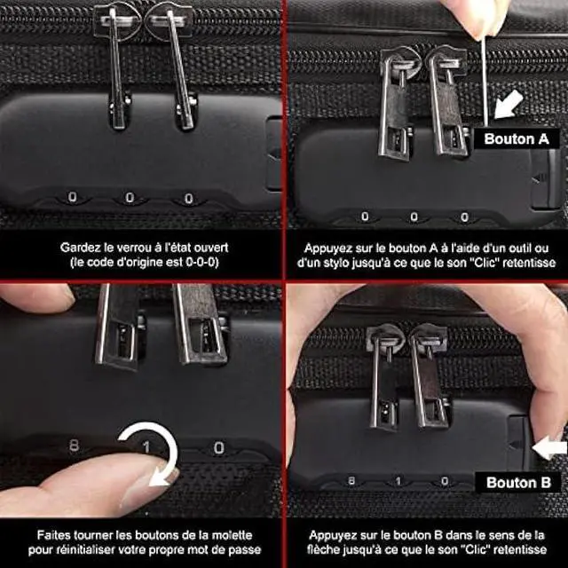 Alt view image 3 of 6 - ROLOWAY-Fireproof Document Bag with Lock, Fireproof Document Safe Organizer, Fireproof File Storage Bag, Fireproof Bag with Multi Layer Portable File Organizers for Travel Black