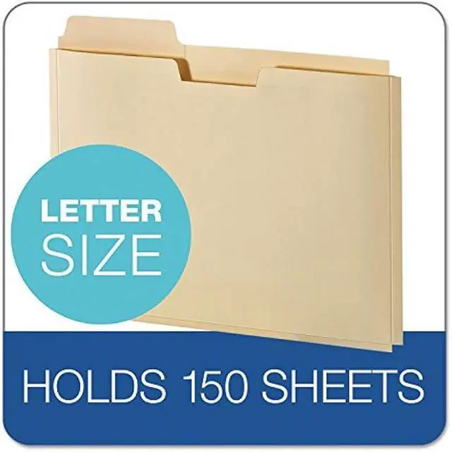 Alt view image 3 of 5 - Tops FP153L10 Globe-Weis Expanding File Folder Pocket, Letter, Manila, 10 File Folder Pockets