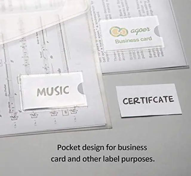 Alt view image 6 of 7 - 24 Pack A5 Plastic Envelopes - Agoer Clear Plastic Poly Envelope with Button Snap Closure, Clear Plastic Folders for Documents, Plastic File Bag Filing Envelopes for School Work Office Organization