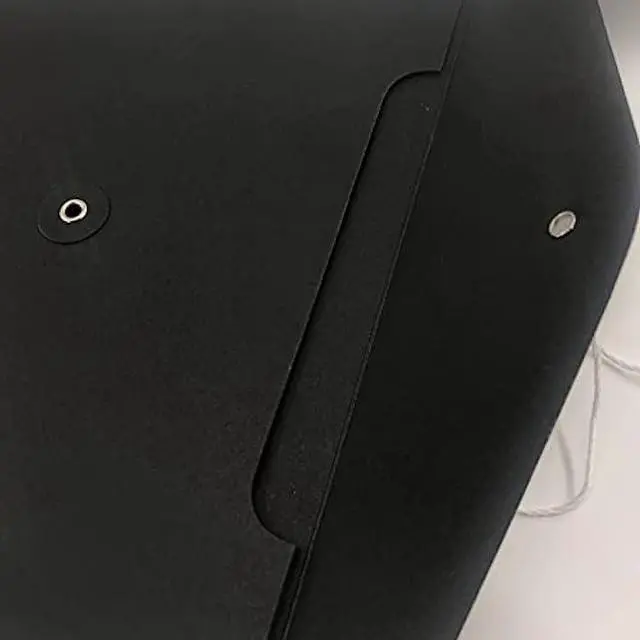 Alt view image 3 of 7 - VANRA Kraft Paper A4/C4 File Folders Filing Envelope Folder Pack of 5, Filing Envelope Folder Jacket Document Letter Organizer with String Closure for School,Office (Black)