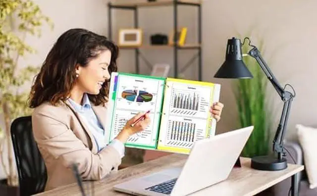 Alt view image 5 of 5 - 24PCS/3 Set 3-Ring Binder Dividers with Tabs,8 Tab Plastic File Dividers,Binder Separators with tabs for Office/School Supplies