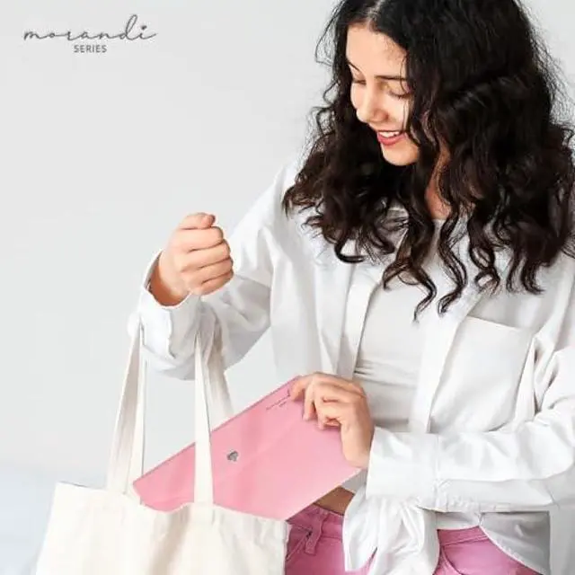 Alt view image 7 of 7 - H4D Budget Envelopes for Cash System, Bill Bags, Small Plastic Receipt Holder Organizer, Morandi Colors, 9x5 Inch, 12 Pack